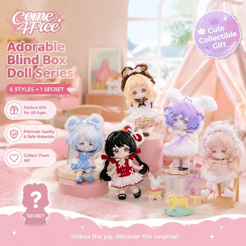 Collectible & Vintage Dolls For Halloween - Série de boîtes surprises Come4free, poupée