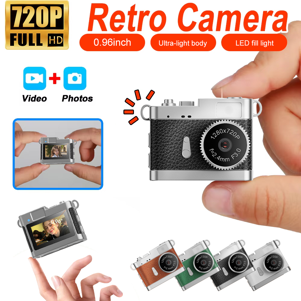 Vintage Collectible Cards - Caméra rétro Magecam 720p, caméscope portable