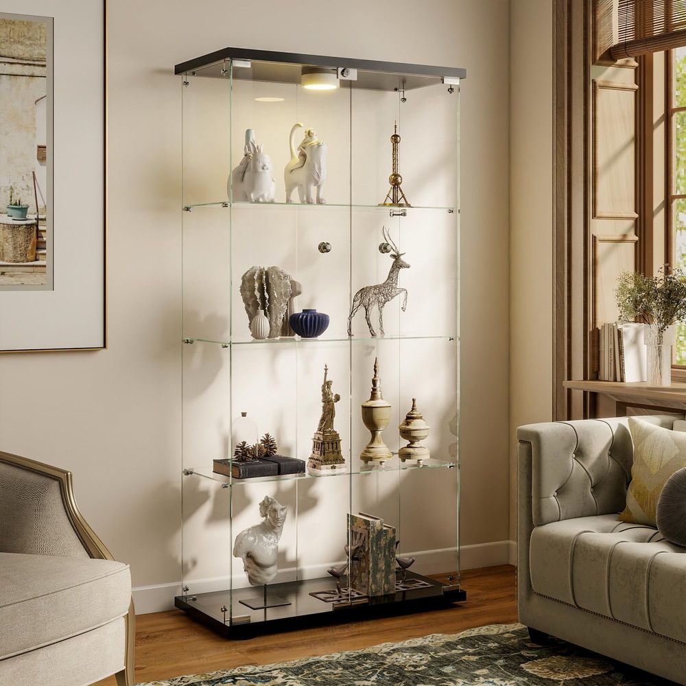 Vitrine avec éclairage LED et  - Collectible & Vintage Dolls For Halloween avis et prix