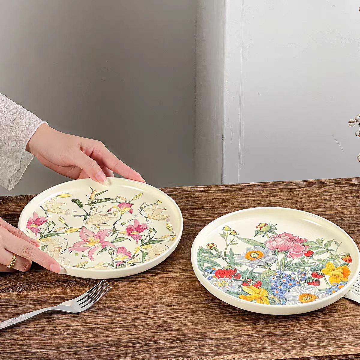 Assiette en céramique florale  - Vintage Collectible Dishes avis et prix