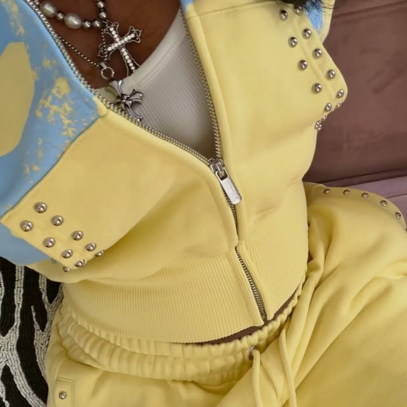 Ensemble de 2 pièces : Sweat à - Vintage Zipper avis et prix