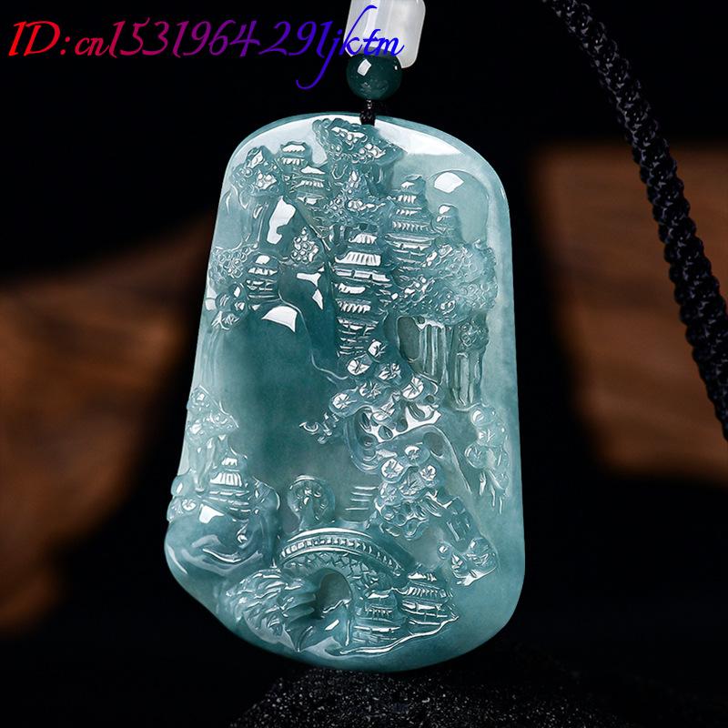 Collier pendentif paysage en j - Vintage Necklace avis et prix