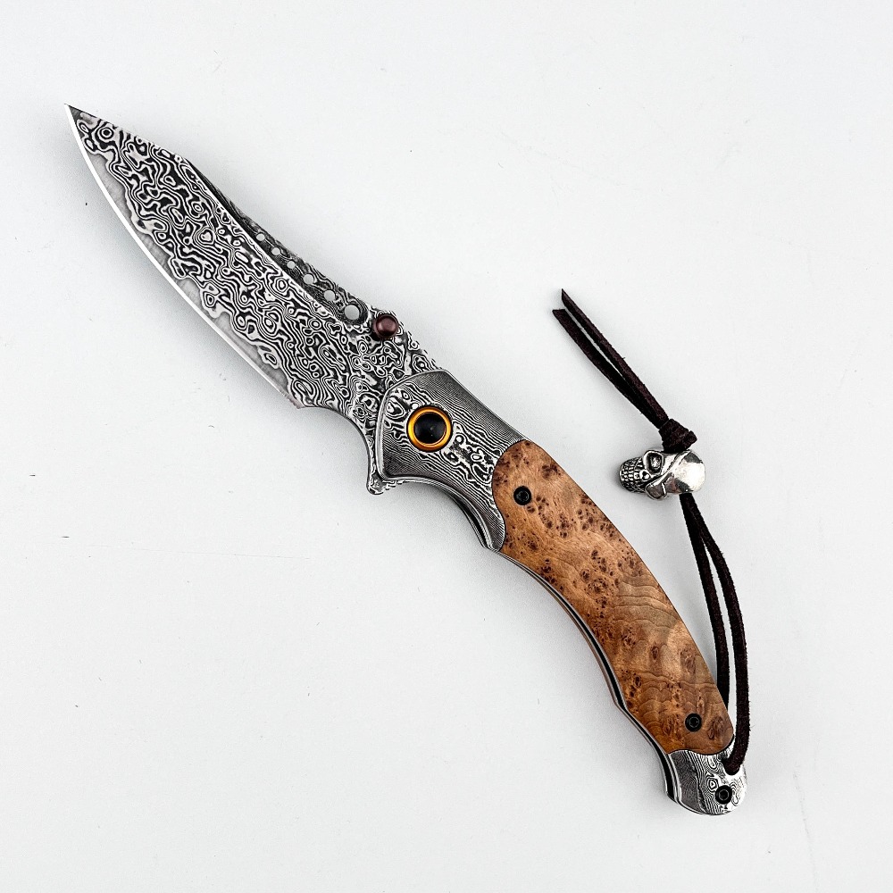Couteau pliant à motif Damas h - Vintage Collectible Knife avis et prix