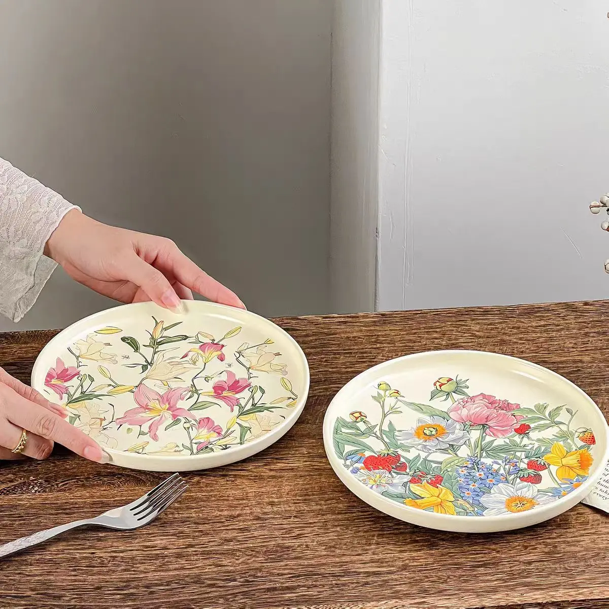 Assiette en céramique florale  - Vintage Collectible Dishes avis et prix