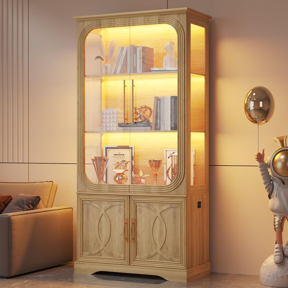 Vitrine avec portes en verre e - Collectible & Vintage Dolls For Halloween avis et prix