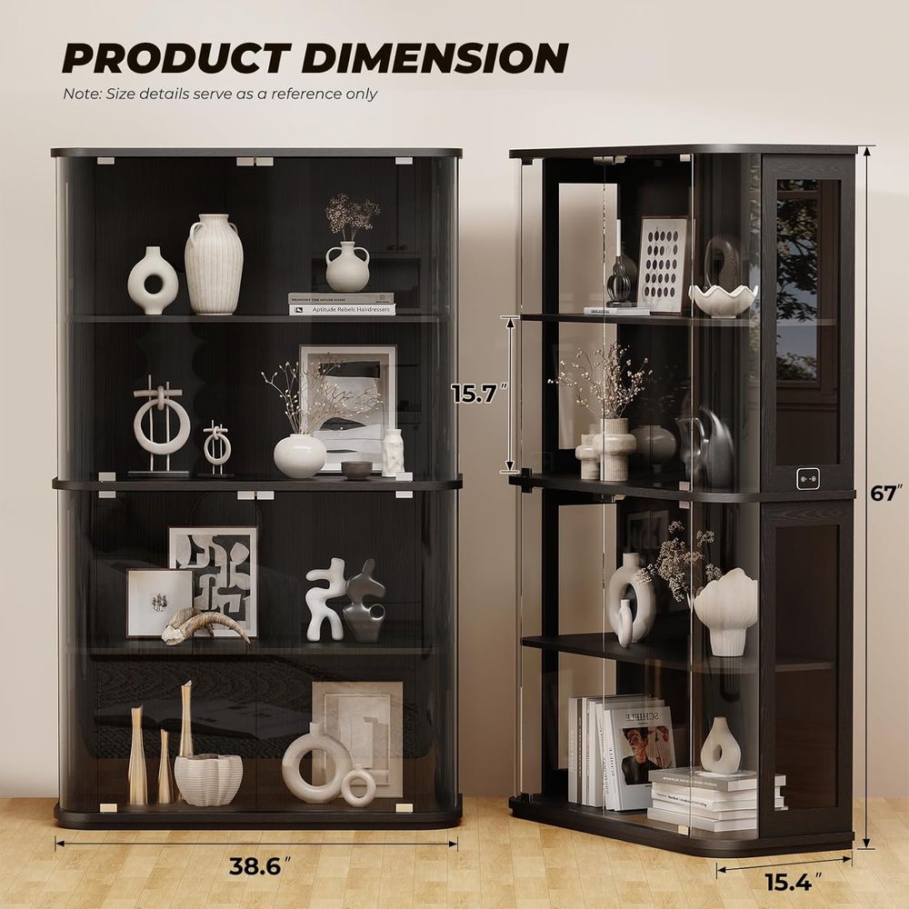 Grande vitrine arrondie avec p - Collectible & Vintage Dolls For Halloween avis et prix