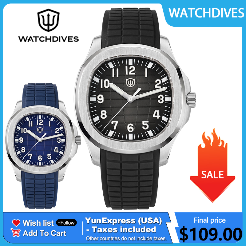 Watchdives WD008 38mm Montre d - Vintage Watch Crystal avis et prix