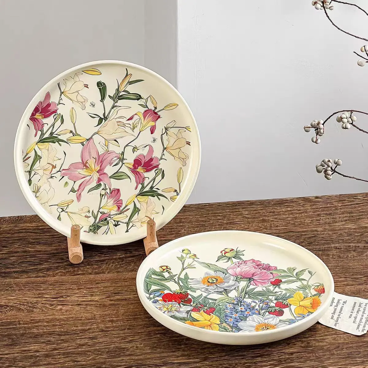 Assiette en céramique florale  - Vintage Collectible Dishes avis et prix