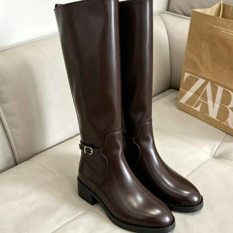 Bottes vintage en cuir souple  - Vintage Zipper avis et prix