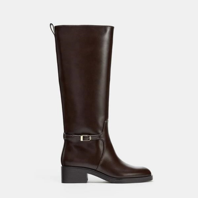 Bottes vintage en cuir souple  - Vintage Zipper avis et prix