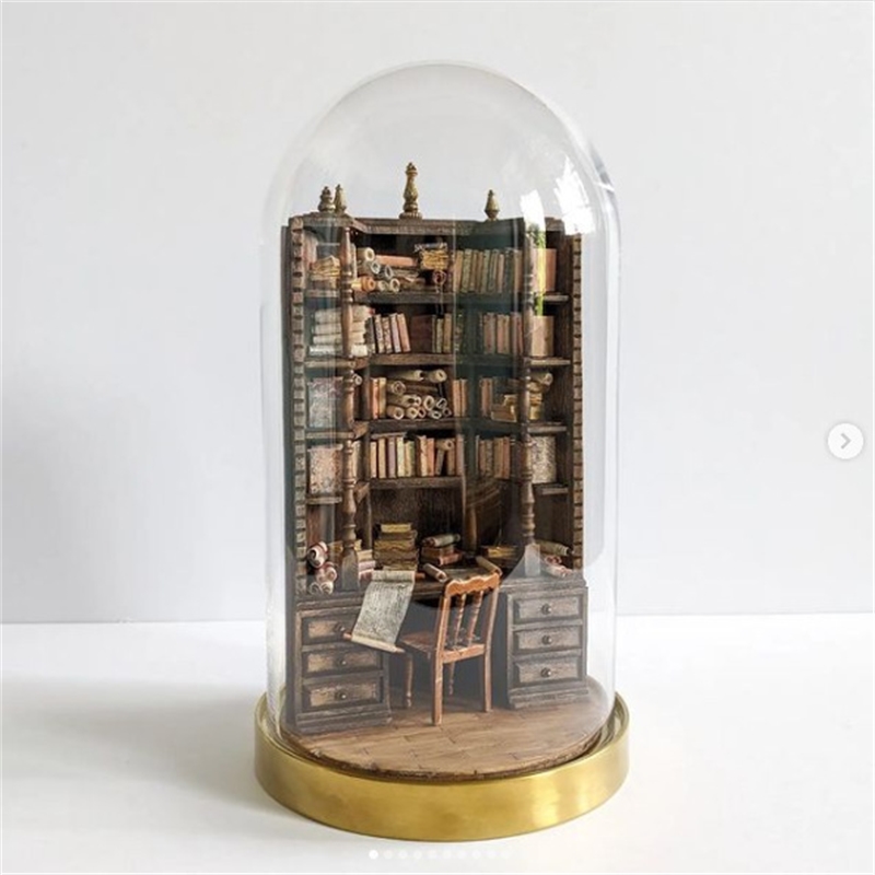 Miniature Bibliothèque Décorat - Vintage Collectible Books avis et prix