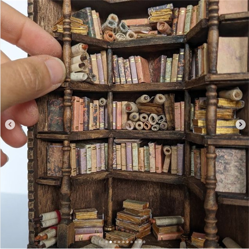 Miniature Bibliothèque Décorat - Vintage Collectible Books avis et prix